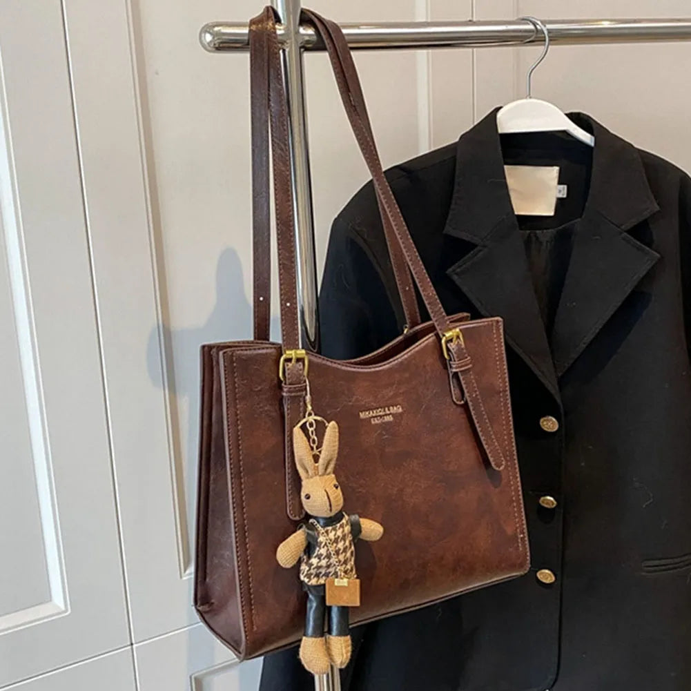 Cute Shoulder Tote Bag Womens PU Leather Handbag