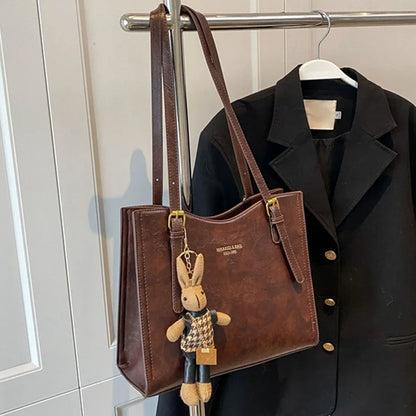 Cute Shoulder Tote Bag Womens PU Leather Handbag