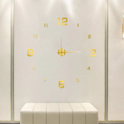 DIY Wall Clock Large Decorative Modern Creative Home Decor Clock