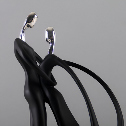 Dancing Couple Resin Sculpture Romantic Home Decor Figurine