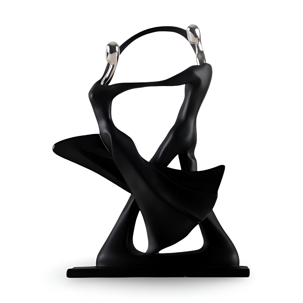 Dancing Couple Resin Sculpture Romantic Home Decor Figurine