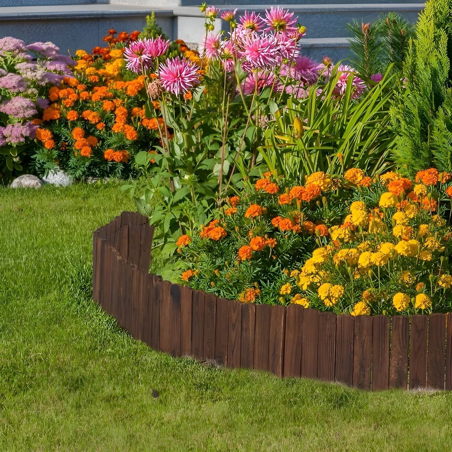 Decorative Garden Border Fence Vegetable Bed Edging