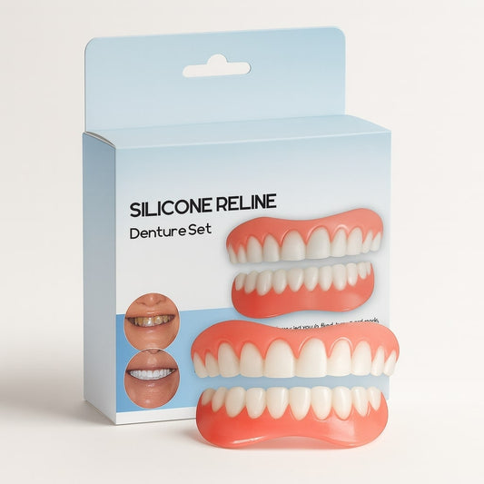 Denture Reline Kit Adjustable Fit Tray Denture Adhesive Support