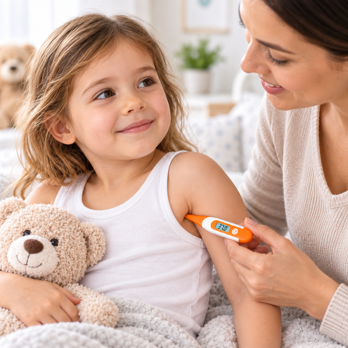 Digitale basale lichaamsthermometer met lcd-display, geluidsmelding en geheugenfunctie