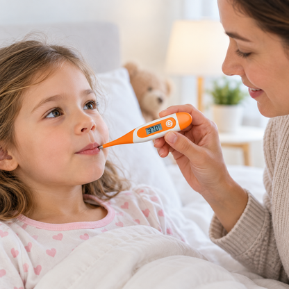 Digitale basale lichaamsthermometer met lcd-display, geluidsmelding en geheugenfunctie