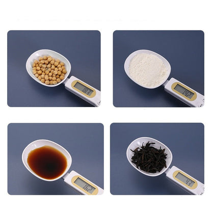 Digital Kitchen Scale Spoon Measuring Scoop LCD Food Scale