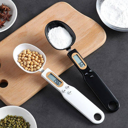 Digital Kitchen Scale Spoon Measuring Scoop LCD Food Scale