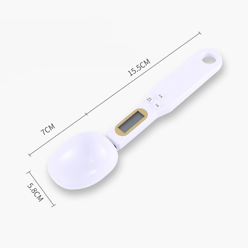Digital Kitchen Scale Spoon Measuring Scoop LCD Food Scale