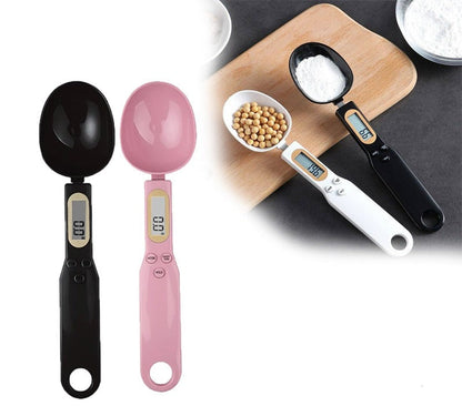 Digital Kitchen Scale Spoon Measuring Scoop LCD Food Scale