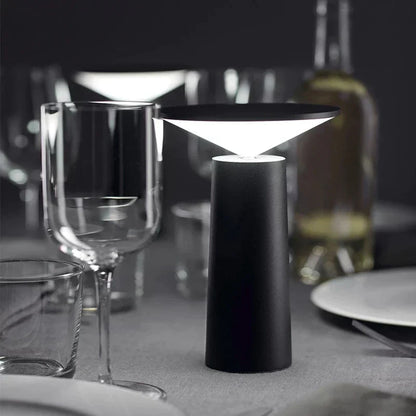 Dimmable LED Table Lamp Modern Rechargeable Desk Lighting