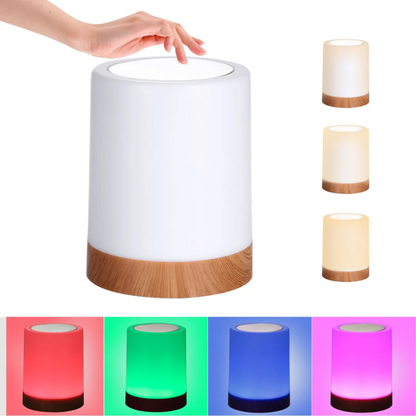 Dimmable Touch Night Lamp Modern LED Bedside Light