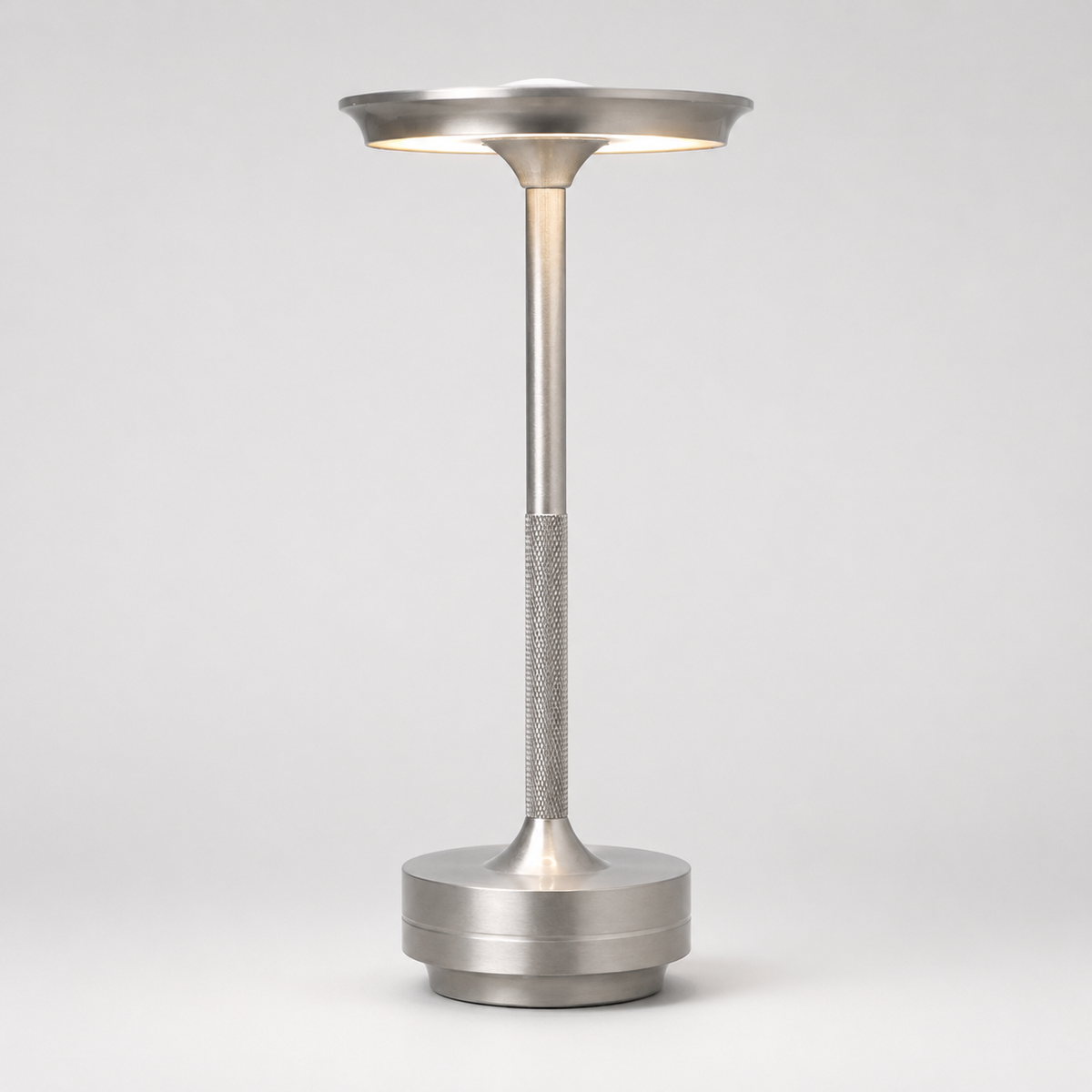 Dimmable Wireless Metallic Table Lamp with Touch Control