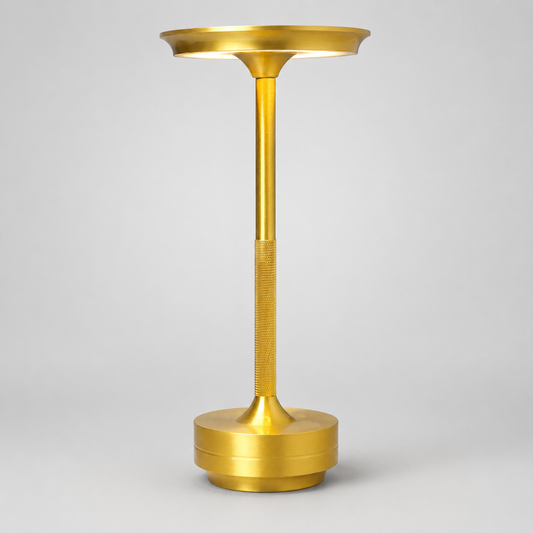 Dimmable Wireless Metallic Table Lamp with Touch Control