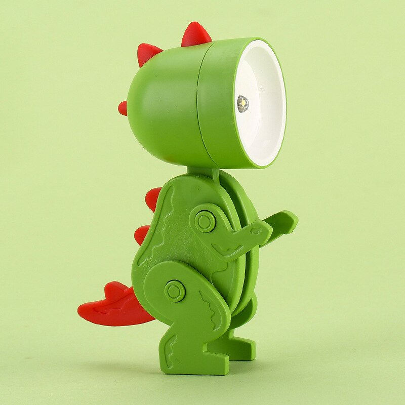 Dinosaur Night Light Adjustable Kids Bedside Lamp with Soft Warm Glow