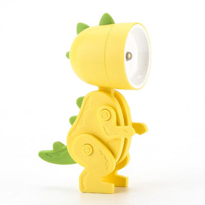 Dinosaur Night Light Adjustable Kids Bedside Lamp with Soft Warm Glow