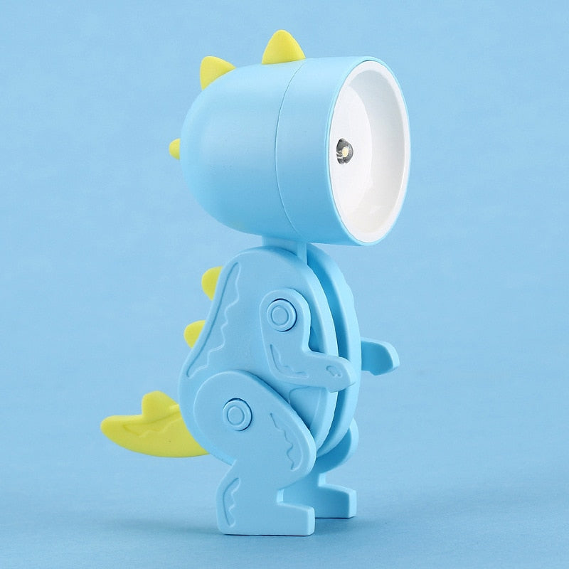 Dinosaur Night Light Adjustable Kids Bedside Lamp with Soft Warm Glow