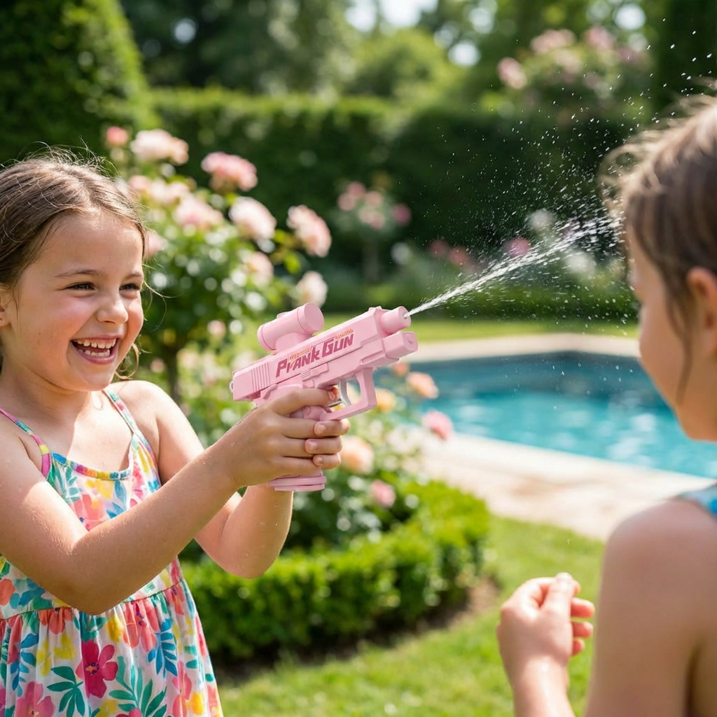Double Sided Water Gun Kids Toy Splash Shooter for Outdoor Play