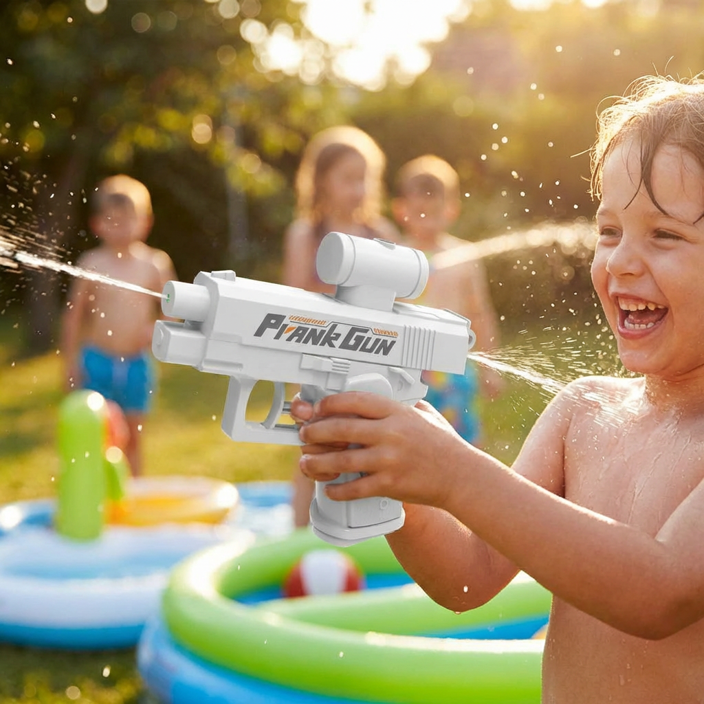 Double Sided Water Gun Kids Toy Splash Shooter for Outdoor Play