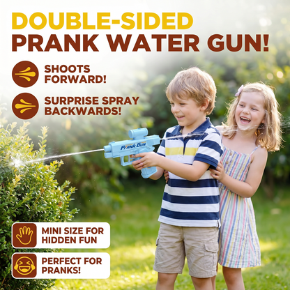 Double Sided Water Gun Kids Toy Splash Shooter for Outdoor Play