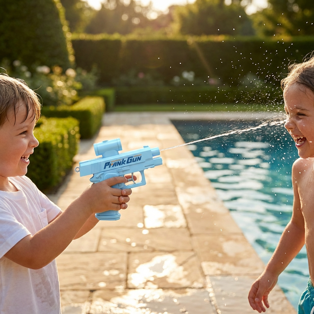 Double Sided Water Gun Kids Toy Splash Shooter for Outdoor Play
