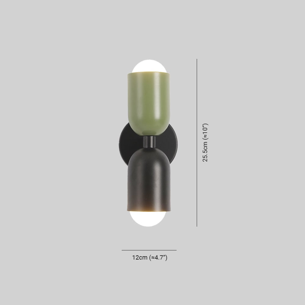 Dual Head Modern Indoor Wall Light Fixture