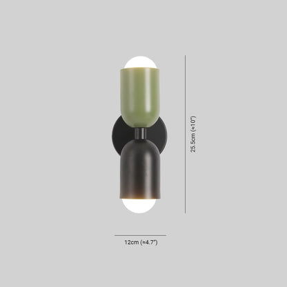 Dual Head Modern Indoor Wall Light Fixture