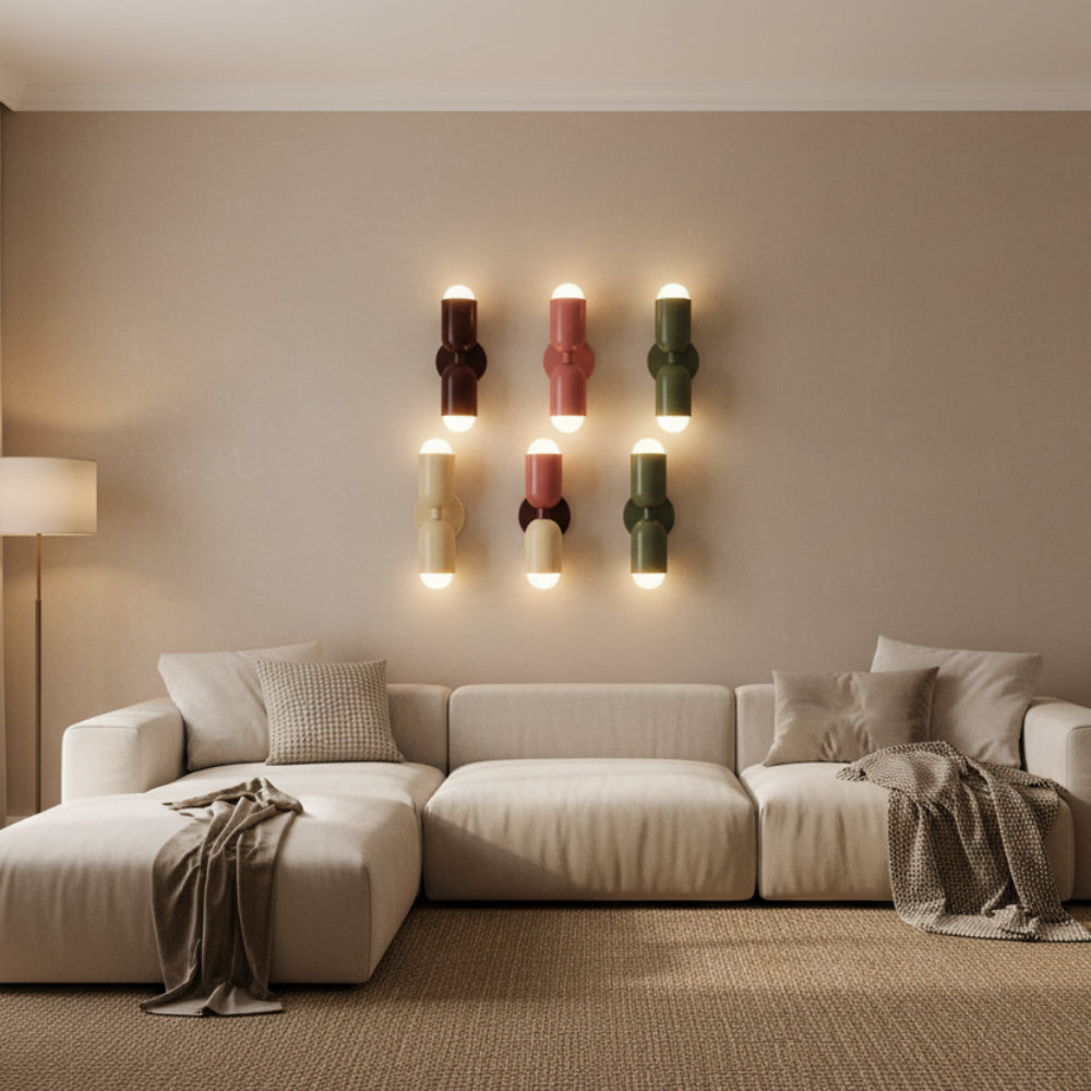 Dual Head Modern Indoor Wall Light Fixture