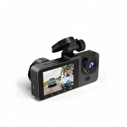 Dual Lens 1080P Dash Camera with 150 Degree Wide Angle Recording