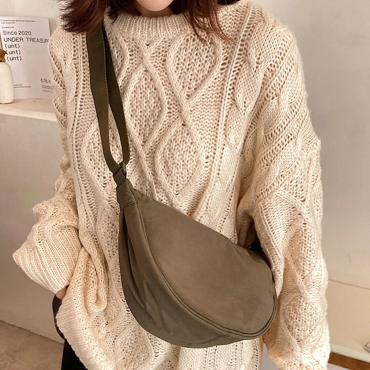 Dumpling Crossbody Bag Lightweight Fashion Shoulder Bag
