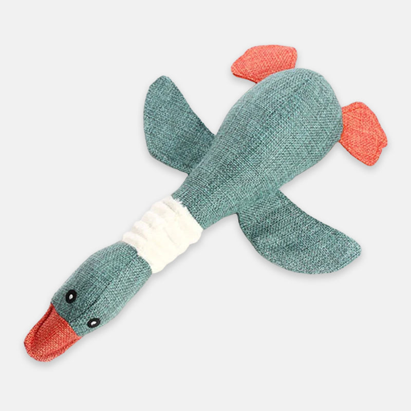 Durable Goose Dog Chew Toy Tough Interactive Pet Toy