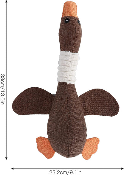 Durable Goose Dog Chew Toy Tough Interactive Pet Toy