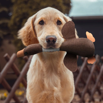 Durable Goose Dog Chew Toy Tough Interactive Pet Toy