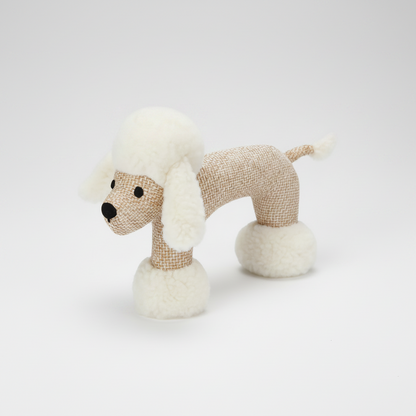 Durable Interactive Plush Dog Toy for Chewing Tug Fetch and Play