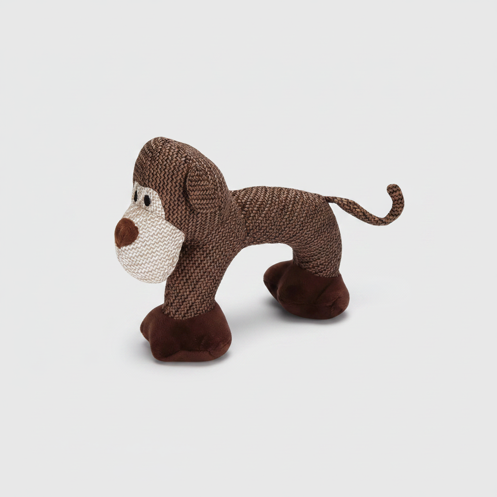 Durable Interactive Plush Dog Toy for Chewing Tug Fetch and Play