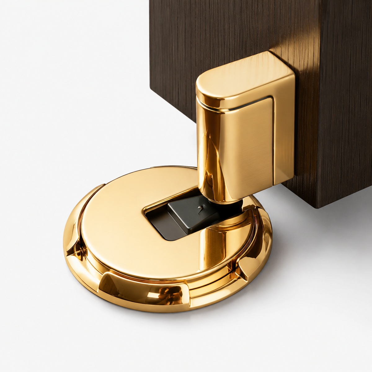 Easy-Install Zinc Alloy Door Stopper for Windproof Door Holding