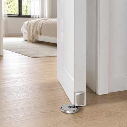 Easy-Install Zinc Alloy Door Stopper for Windproof Door Holding