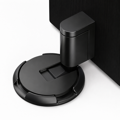 Easy-Install Zinc Alloy Door Stopper for Windproof Door Holding