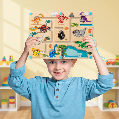 Educational Dinosaur Magnetic Maze Fine Motor Toy