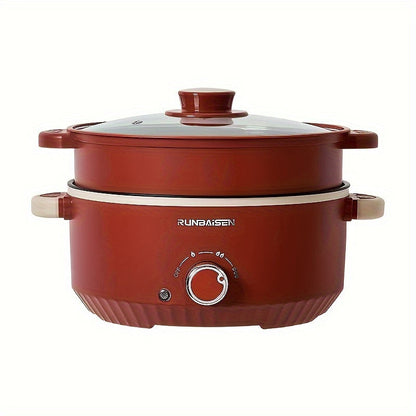 Electric Cooker Steamer Fryer Non Stick Kitchen Pot