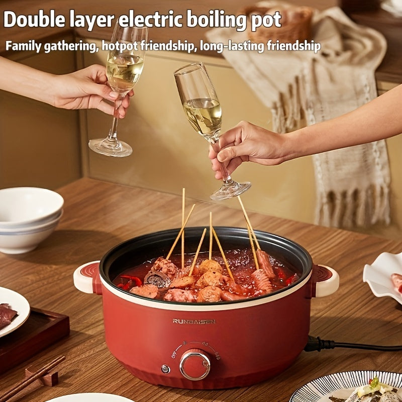 Electric Cooker Steamer Fryer Non Stick Kitchen Pot