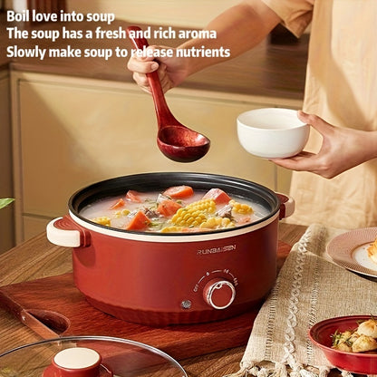 Electric Cooker Steamer Fryer Non Stick Kitchen Pot