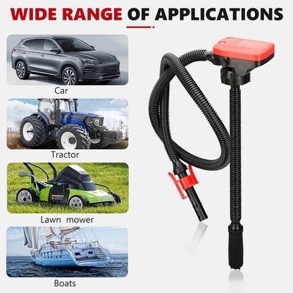 Electric Fuel Transfer Pump 12v Portable diesel Petrol Oil Pump High Flow