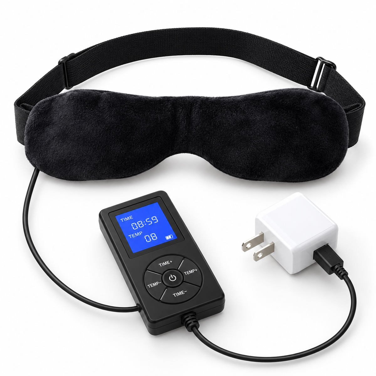Electric Heating Eye Mask with Dry Infrared Technology and 10 Heat Settings
