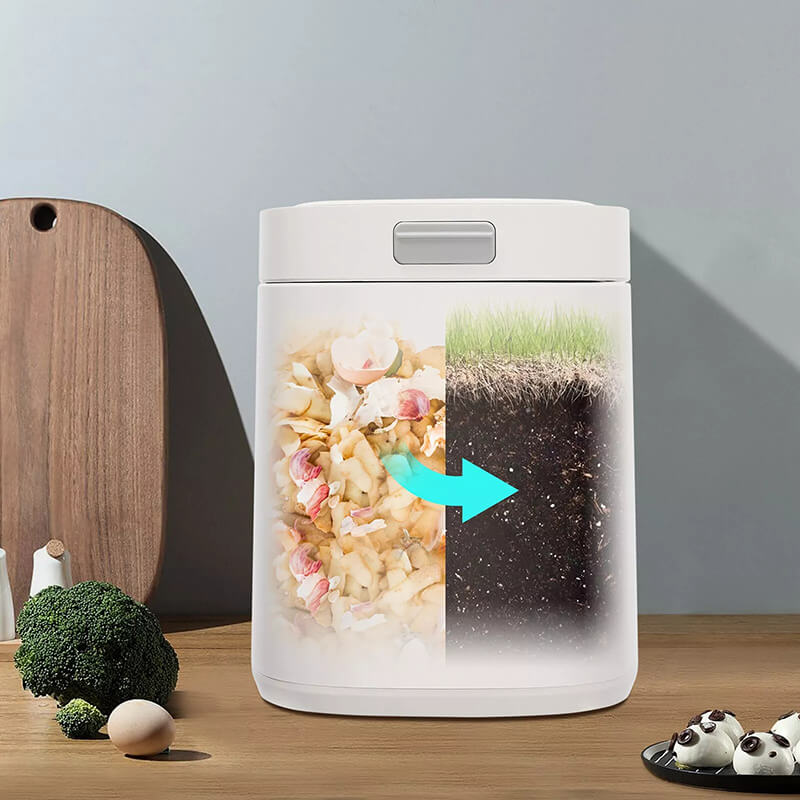 Electric Kitchen Compost Bin Food Waste Recycling Machine