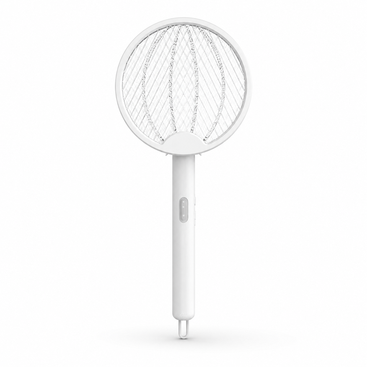 Electric Mosquito Racket with Foldable Handle, Mesh Zapper and USB Rechargeable Design