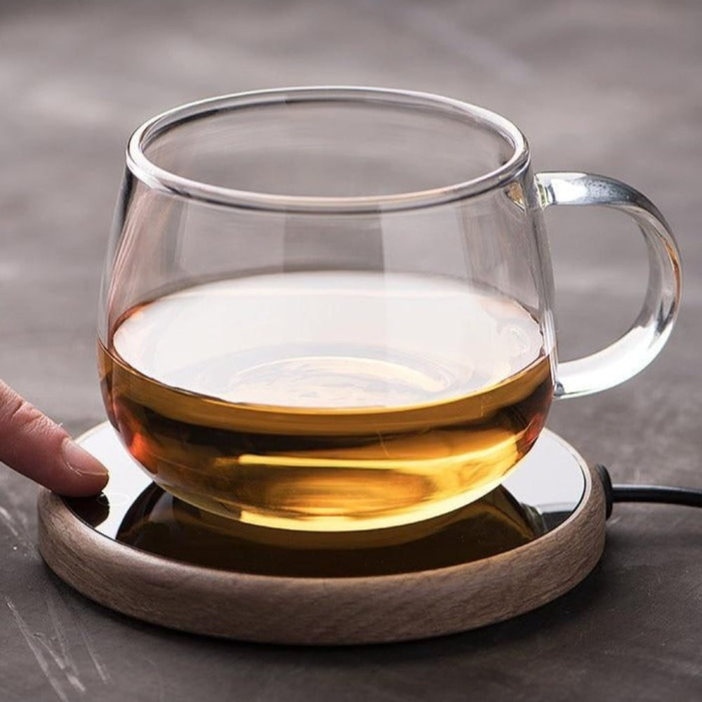 Electric Mug Warmer with Temperature Control and 8 Hour Auto Shut Off