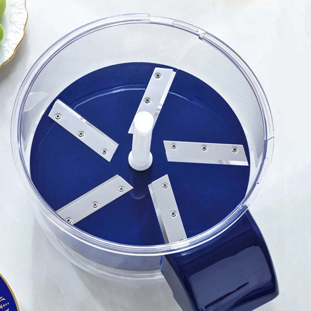 Electric Vegetable Peeler and Food Chopper with Glass Bowl