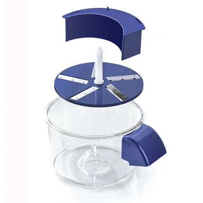 Electric Vegetable Peeler and Food Chopper with Glass Bowl