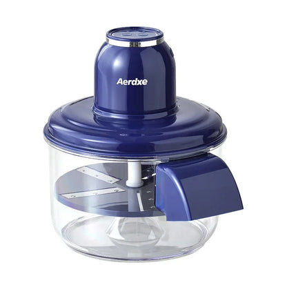 Electric Vegetable Peeler and Food Chopper with Glass Bowl