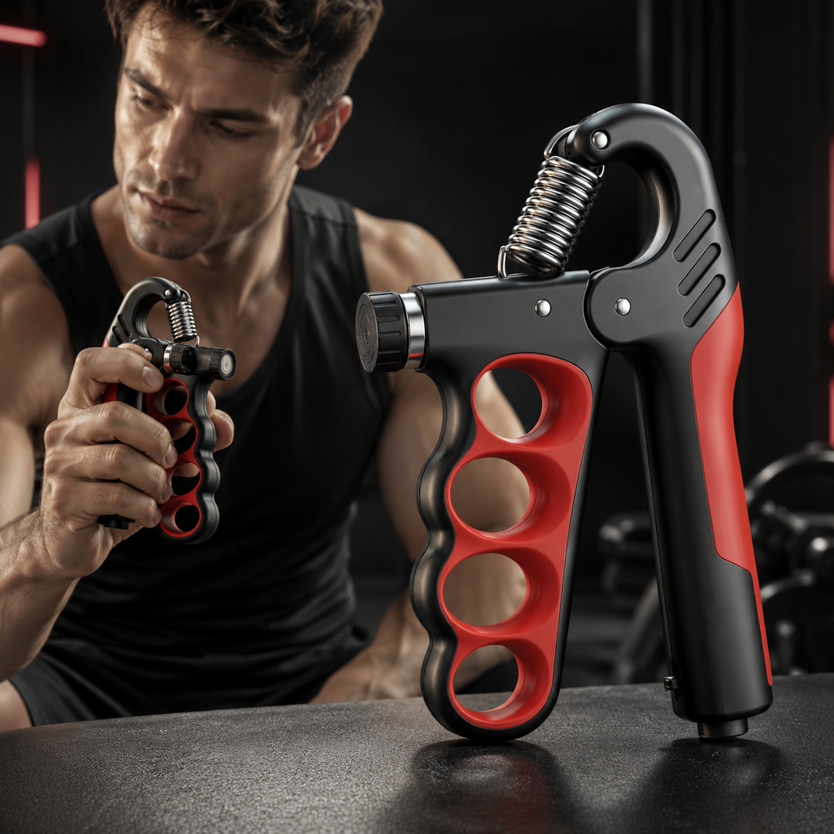 Electronic Counting Grip Trainer with Adjustable Resistance